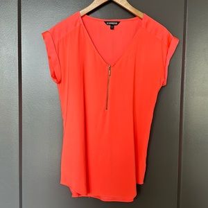 Hot pink blouse from express. Small